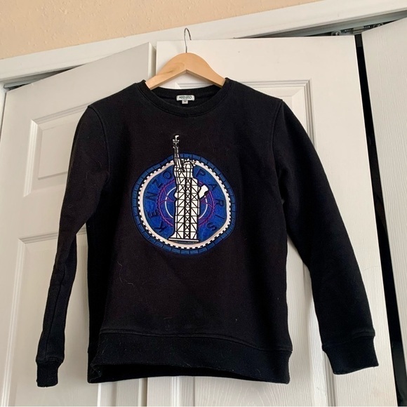 Kenzo Statue of Liberty black crewneck - Picture 2 of 4